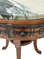 Art Deco Amsterdamse School Coffee Table by 't Woonhuys Amsterdam, 1920s